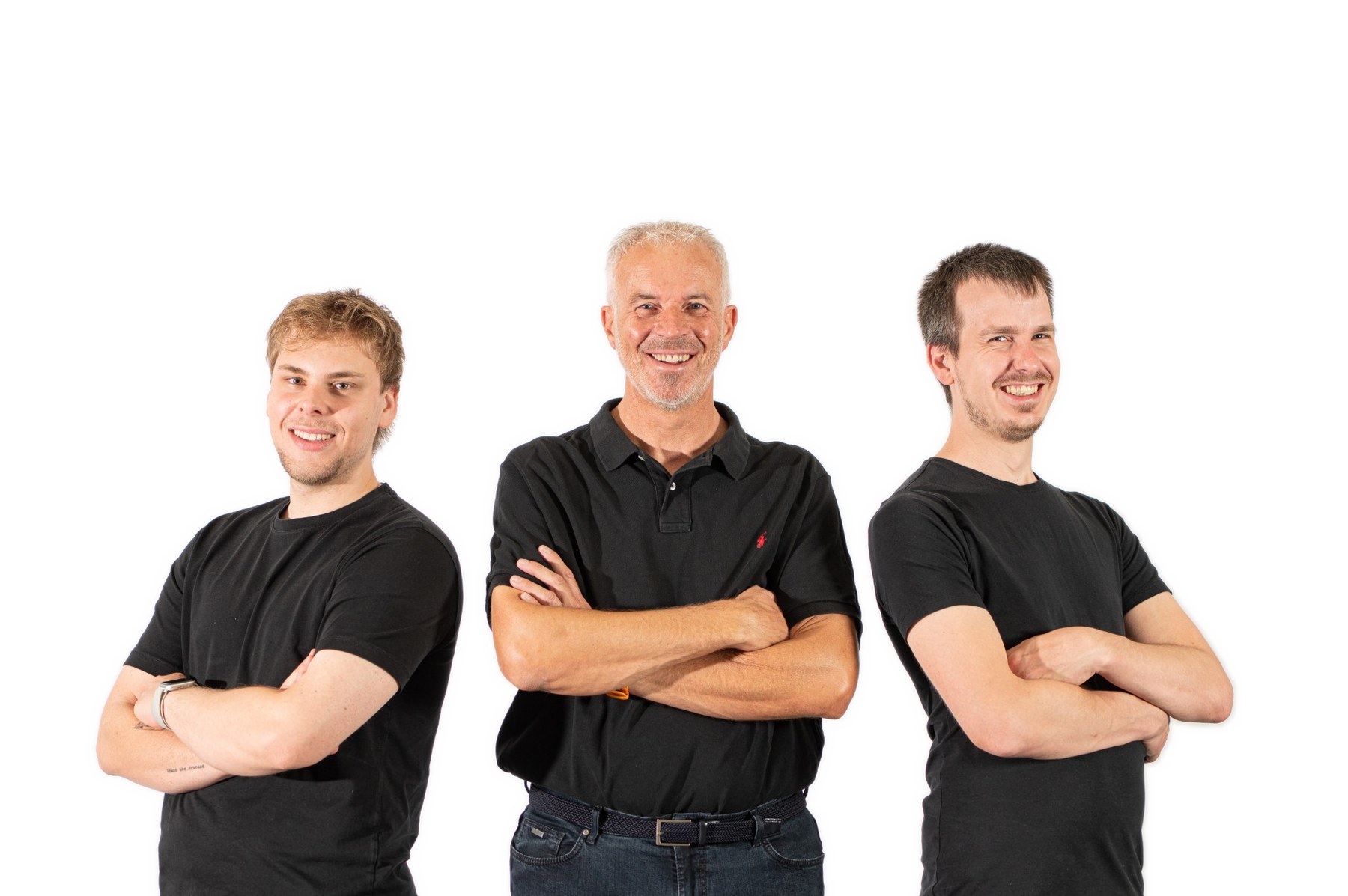 Adrian, Jürgen und Jonathan von der Fahrschule Pönisch in Nürnberg